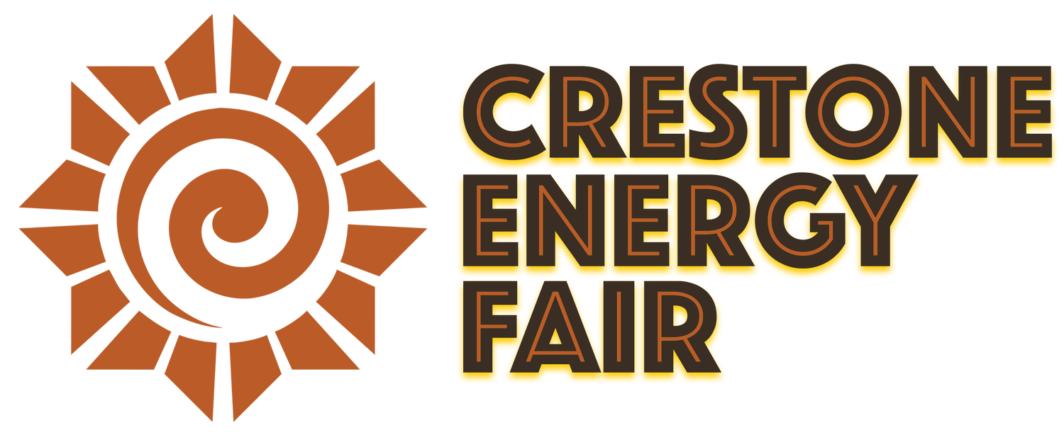 logo for crestone energy fair